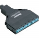 Panduit 12-Fiber OM4 Optimized QN SFQ Cassette,Duplex LC to MTP; Method B 1-1 Array - 12 Port(s) - 12 x Duplex - TAA Compliance FQZO-12-10B1
