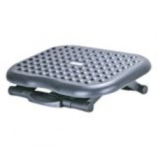 Ergoguys ERGONOMICALLY DESIGNED HEIGHT ADJUSTABLE FOOTREST - Adjustable Height, Non-skid, Comfortable, Ergonomic - 6.73" Adjustment - Black FR008