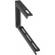 Panduit QuikLock Mounting Bracket for Cable Routing System - Black - Adjustable Height - 1 - TAA Compliance FR12ACB12M