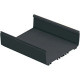 Panduit FiberRunner FR12X4BL6 Cable Raceway Base - 25.7" Diameter - Black - 1 Pack - RoHS, TAA Compliance FR12X4BL6