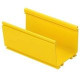 PANDUIT 4x4 FiberRunner Channel - Cover - Yellow - 6 Pack - Polyvinyl Chloride (PVC) - TAA Compliance FR4X4YL6