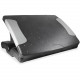 Kantek Height Adjustable Footrest - Adjustable Height, Comfortable, Adjustable Tilt Angle - Black - TAA Compliance FR600