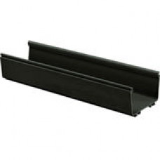 Panduit FiberRunner FR6X4BL6 6x4 Channel - Cable Channel - Black - 1 Pack - TAA Compliance FR6X4BL6