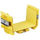 PANDUIT 6x4 FiberRunner QuikLock Coupler - Yellow - 1 Pack - TAA Compliance FRBC6X4YL