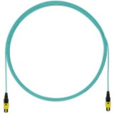Panduit Fiber Optic Network Cable - 6.56 ft Fiber Optic Network Cable for Network Device - PanMPO Female Network - PanMPO Female Network - Aqua - 1 - TAA Compliance FRBXR7-R7M02