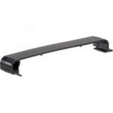 Panduit FiberRunner&reg; Cable Retainer - Black - 10 Pack - Polycarbonate - TAA Compliance FRCR6LBL-X