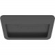 Panduit FiberRunner&reg; End Cap - Black - 1 Pack - Polycarbonate - TAA Compliance FREC6X4LBL