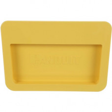 Panduit FiberRunner&trade; End Cap - Yellow - 1 Pack - Acrylonitrile Butadiene Styrene (ABS) - TAA Compliance FREC6X4YL