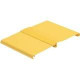 Panduit 12x4 FiberRunner Snap-On Hinged Cover - Cover - Yellow - 6 Pack - Polyvinyl Chloride (PVC) - TAA Compliance FRHC12YL6