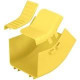 Panduit 6x4 Inside Vertical 45&#194;&#186; Angle Fitting - Angle Fitting - Yellow - 1 Pack - ABS Plastic - TAA Compliance FRIV456X4YL