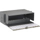 Panduit OPTICOM FRME4 Rack Mount Fiber Enclosure Rack Shelf - 4U Rack Height - Black - RoHS, TAA Compliance FRME4