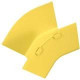 Panduit 6x4 Outside Vertical 45&#194;&#186; Angle Fitting - Angle Fitting - Yellow - 1 Pack - Acrylonitrile Butadiene Styrene (ABS) - TAA Compliance FROV456X4YL