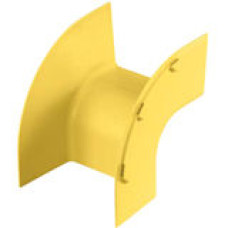 Panduit FiberRunner FROVRA6X4YL 6x4 Outside Vertical Right Angle Fitting - Raceway - Yellow - 1 Pack - TAA Compliance FROVRA6X4YL