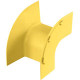 Panduit FiberRunner FROVRA6X4YL 6x4 Outside Vertical Right Angle Fitting - Raceway - Yellow - 1 Pack - TAA Compliance FROVRA6X4YL