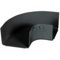 Panduit FiberRunner&reg; Horizontal Right Angle - Black - 1 Pack - Polycarbonate - TAA Compliance FRRA6X4LBL