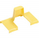 Panduit Cover for Spill-Over Junction with 2x2 Exit for 4x4 Channel - Yellow - 1 Pack - ABS Plastic - TAA Compliance FRSPJC24YL