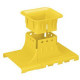 Panduit FiberRunner FRUPS6X4YL Up Spout Fitting - Yellow - TAA Compliance FRUPS6X4YL