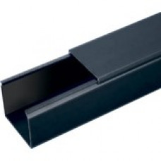 Panduit Panduct FS2X2BL6NM Type FS Solid Wall Cable Raceway - Black - 1 Pack - TAA Compliance FS2X2BL6NM
