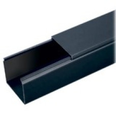 Panduit Solid Wall Raceway - Black - TAA Compliance FS4X4BL6