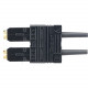 Panduit Fiber Optic Duplex Network Connector - 1 Pack - 2 x SC Male - Black - TAA Compliance FSC2DMC5BL
