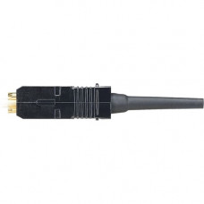 Panduit Fiber Optic Simplex Network Connector - 100 Pack - 1 x SC Male - Black - TAA Compliance FSC2MC5BL-C