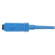 Panduit Fiber Optic Simplex Network Connector - 100 Pack - 2 x SC Male - Blue - TAA Compliance FSC2SCBU-C