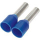 Panduit Electric Wire Ferrule - 1500 - Blue - Polypropylene, Copper, Polypropylene - TAA Compliance FSD80-8-KD6