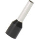 Panduit Electric Wire Ferrule - 500 - Black - Polypropylene, Copper, Polypropylene - TAA Compliance FSDX78-8-D