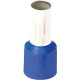 Panduit Electric Wire Ferrule - 100 - Blue - Polypropylene, Copper, Polypropylene - TAA Compliance FSDX84-12-C