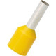 Panduit Electric Wire Ferrule - 100 - Yellow - Polypropylene, Copper, Polypropylene - TAA Compliance FSDXL82-12-C