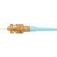 Panduit Fiber Optic Connectors, ST2 OptiCam - 1 Pack - 1 x ST Male - Aqua - TAA Compliance FST2MCXAQ
