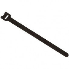 Black Box One-Wrap Flame-Retardant Cable Wrap - Black - 100 Pack - TAA Compliance FT9275