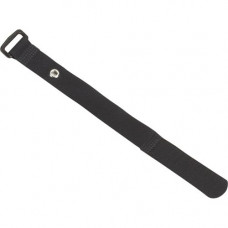 Black Box Hook and Loop Plus Cable Wrap - Black - 10 Pack - TAA Compliance FT9420