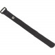 Black Box Hook and Loop Plus Cable Wrap - Black - 10 Pack - TAA Compliance FT9420