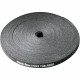 Black Box Hook and Loop Bundle Wrap, 5/8" (1.5-cm) Wide, Black, 15-ft. (4.5-m) - Black - TAA Compliance FT9545A