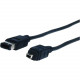Comprehensive Standard Series IEEE 1394 Firewire 6 pin plug to 4 pin plug cable 6ft - FireWire - 6 ft - Shielding - RoHS Compliance FW6P-FW4P-6ST