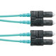 Panduit Fiber Optic Duplex Network Cable - 22.97 ft Fiber Optic Network Cable for Network Device - First End: 2 x SC Male Network - Second End: 2 x SC Male Network - Patch Cable - 50/125 &micro;m - Aqua - 1 Pack - TAA Compliance FX23PSNSNSNM007