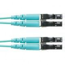 Panduit Opticore Fiber Optic Duplex Patch Cable - 45.93 ft Fiber Optic Network Cable for Network Device - First End: 2 x LC Male Network - Second End: 2 x LC Male Network - 10 Gbit/s - Patch Cable - 50/125 &micro;m - Aqua - 1 Pack FX2ERLNLNSNM014