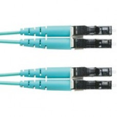 Panduit Fiber Optic Duplex Network Cable - 104.99 ft Fiber Optic Network Cable for Network Device - First End: 2 x LC Male Network - Second End: 2 x LC Male Network - Patch Cable - Aqua - 1 Pack - TAA Compliance FX2ERLNLNSNM032