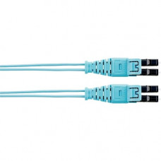 Panduit Fiber Optic Patch Network Cable - 10 ft Fiber Optic Network Cable for Network Device - First End: 2 x LC Male Network - Second End: 2 x LC Male Network - Patch Cable - Aqua - 1 Pack - TAA Compliance FX2ERQ1Q1SNM003