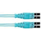 Panduit Fiber Optic Patch Network Cable - 13 ft Fiber Optic Network Cable for Network Device - LC Male Network - LC Male Network - Patch Cable - Aqua - TAA Compliance FX2ERQ1Q1SNM004