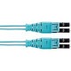 Panduit LC Push Pull Patch Cords - 65.62 ft Fiber Optic Network Cable for Network Device - First End: 2 x LC Male Network - Second End: 2 x LC Male Network - Patch Cable - 50/125 &micro;m - Aqua - 1 Pack - TAA Compliance FX2ERQ1Q1SNM020