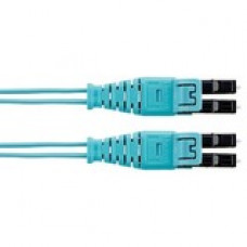 Panduit Fiber Optic Duplex Network Cable - 4.92 ft Fiber Optic Network Cable for Network Device - First End: 2 x LC Male Network - Second End: 2 x LC Male Network - Patch Cable - Aqua - 1 Pack FX2ERQ1Q1SNM1.5