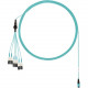 Panduit Fiber Optic Network Cable - 72.18 ft Fiber Optic Network Cable for Network Device - 10 Gbit/s - 50/125 &micro;m - Aqua - TAA Compliance FXTRL8NUJSNM022