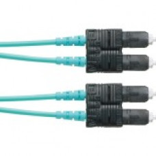 Panduit Fiber Optic Duplex Patch Network Cable - Fiber Optic for Network Device - Patch Cable - 19.69 ft - 1 Pack - 2 x SC Male Network - 2 x SC Male Network - 50/125 &micro;m - Aqua FZ23LSNSNSNM006