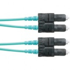 Panduit Fiber Optic Duplex Patch Network Cable - 65.62 ft Fiber Optic Network Cable for Network Device - First End: 2 x SC Male Network - Second End: 2 x SC Male Network - Patch Cable - 50/125 &micro;m - Aqua - 1 FZ23LSNSNSNM020