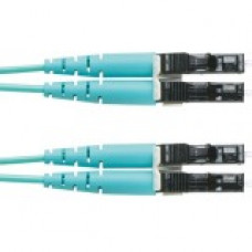 Panduit Fiber Optic Duplex Patch Network Cable - 131.23 ft Fiber Optic Network Cable for Network Device - First End: 2 x LC Male Network - Second End: 2 x LC Male Network - Patch Cable - Aqua - 1 FX2ELLNLNSNM040