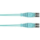 Panduit Fiber Optic Duplex Patch Network Cable - 3.28 ft Fiber Optic Network Cable for Network Device - First End: 2 x LC Male Network - Second End: 2 x LC Male Network - Patch Cable - Aqua - 1 - TAA Compliance FZ2ELQ1Q1NNM001