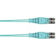 Panduit Fiber Optic Patch Cord - 9.84 ft Fiber Optic Network Cable for Network Device - First End: 2 x LC Male Network - Second End: 2 x LC Male Network - Patch Cable - 50/125 &micro;m - Aqua - 1 Pack - TAA Compliance FZ2ELQ1Q1NNM003