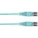 Panduit Fiber Optic Patch Cord - 9.84 ft Fiber Optic Network Cable for Network Device - First End: 2 x LC Male Network - Second End: 2 x LC Male Network - Patch Cable - 50/125 &micro;m - Aqua - 1 Pack - TAA Compliance FZ2ELQ1Q1NNM003